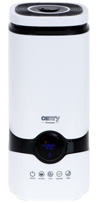 Attēls no Camry Air humidifier CR 7964 35 m³, 25 W, Water tank capacity 4.2 L, Ultrasonic, Humidification capacity 300 ml/hr, White
