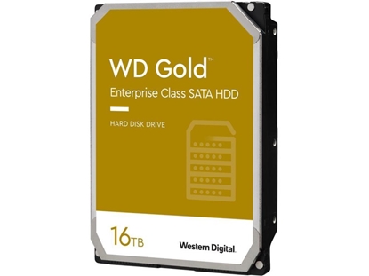Attēls no HDD|WESTERN DIGITAL|Gold|16TB|SATA 3.0|512 MB|7200 rpm|3,5"|WD161KRYZ