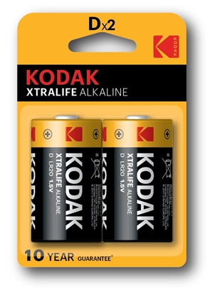 Attēls no Kodak KDXLR20PB2 Single-use battery D Alkaline