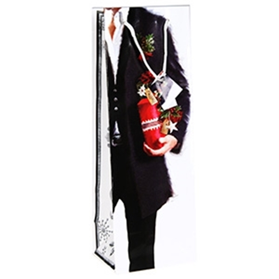 Picture of Dāvanu maisiņš pud.X-Mas Gentleman 12x10x35cm