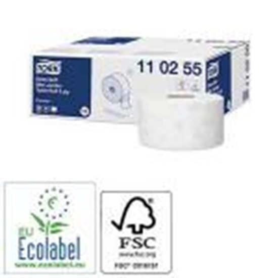 Изображение Tualetes papīrs TORK Premium EXTRA Soft Mini T2 120m 3 slāņi