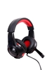 Picture of Gembird GHS-U-5.1-01 headphones/headset Wired Head-band Gaming Black, Red