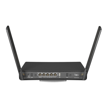 Attēls no Wireless Router|MIKROTIK|Wireless Access Point|1200 Mbps|IEEE 802.3ac|USB 2.0|1 WAN|4x10/100/1000M|RBD53IG-5HACD2HND