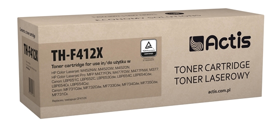 Picture of Actis TH-F412X toner (replacement for HP 410X CF412X; Standard; 5000 pages; yellow)