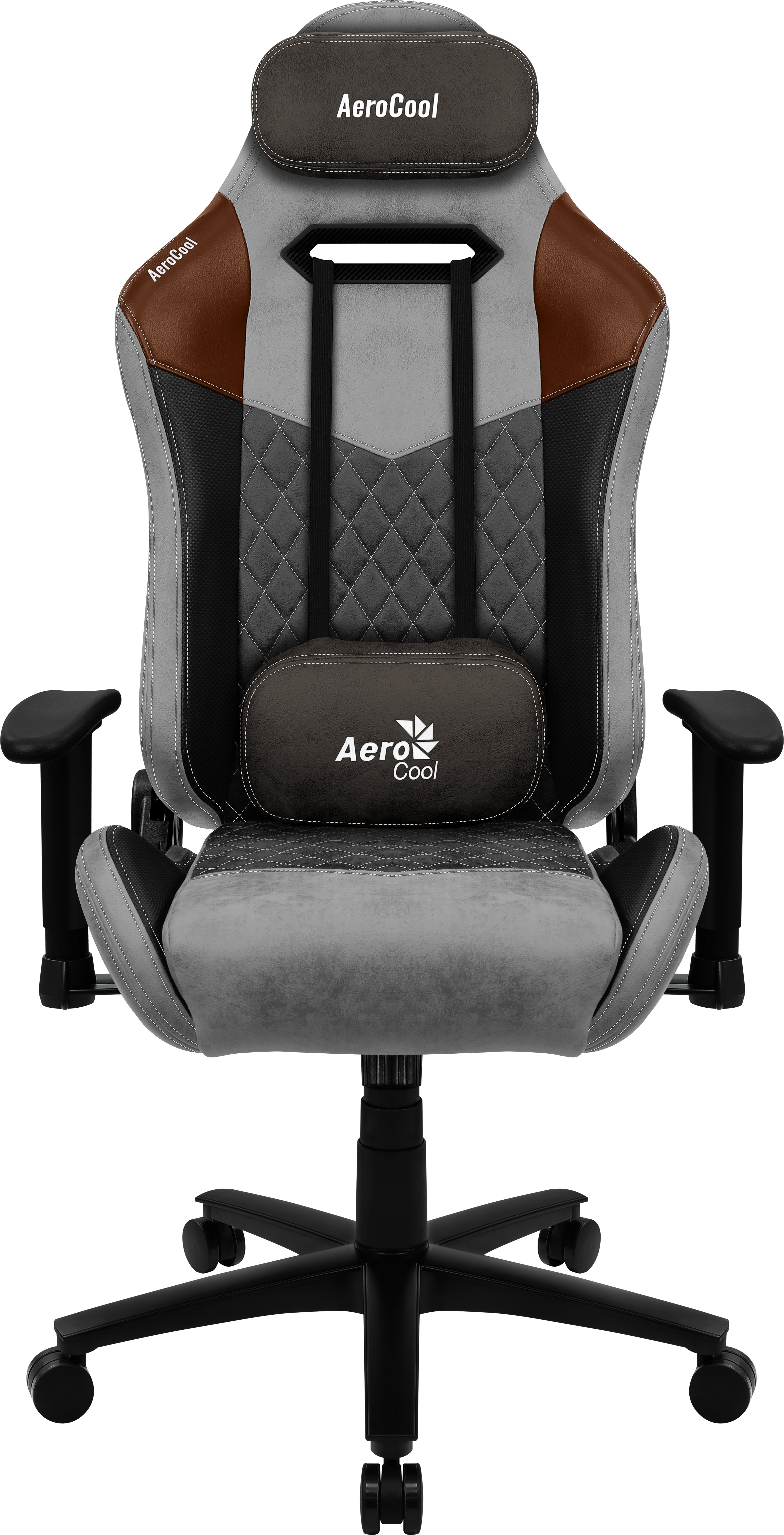  Aerocool  DUKE  AeroSuede Universal gaming  chair  Black 