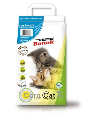 Picture of CERTECH Super Benek Corn Cat sea breeze - corn cat litter clumping 7l