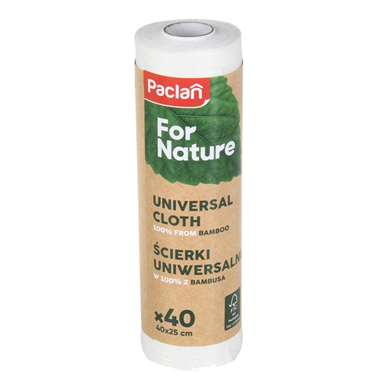 Picture of Lupatiņas rullī Paclan For Nature bambusa 40x25cm 40gab.