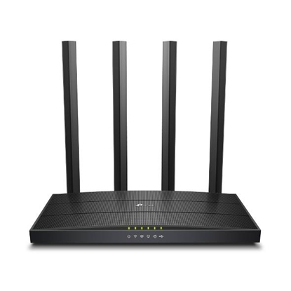 Attēls no TP-Link Archer C6U wireless router Gigabit Ethernet Dual-band (2.4 GHz / 5 GHz) Black
