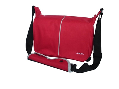 Attēls no Addison ADD1301 laptop case 25.9 cm (10.2") Messenger case Red
