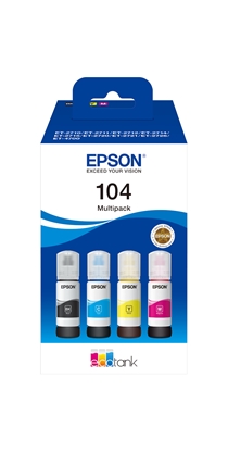 Attēls no Epson EcoTank 4-colour Multipack T 104                     T 00P6