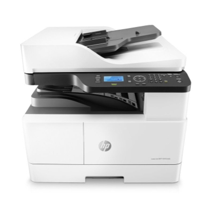 Attēls no HP LaserJet MFP M443nda AIO All-in-One Printer - A3 Mono Laser, Print/Copy/Scan, Automatic Document Feeder, Auto-Duplex, LAN, 25ppm, 2000-5000 pages per month