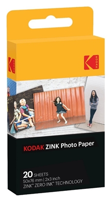 Picture of Kodak photo paper Zink 2x3 20 sheets