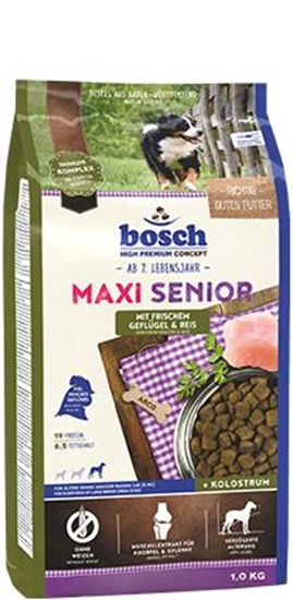 Изображение Bosch Hundefutter Maxi Senior Geflügel, 1er Pack (1 x 12.5 kg) Poultry, Rice