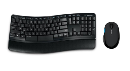 Attēls no Microsoft Sculpt Comfort keyboard Mouse included RF Wireless QWERTY Russian Black