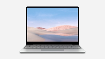 Attēls no Microsoft Surface Laptop Go i5-1035G1 Notebook 31.6 cm (12.4") Touchscreen Intel® Core™ i5 8 GB LPDDR4x-SDRAM 256 GB SSD Wi-Fi 6 (802.11ax) Windows 10 Pro Platinum