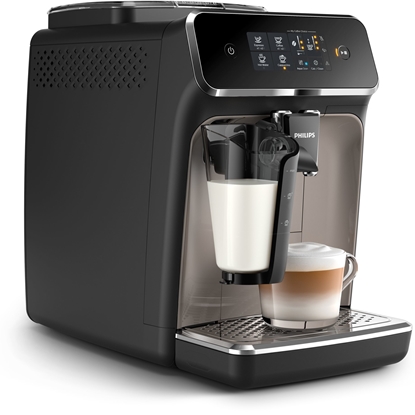 Изображение Philips Series 2200 Fully automatic espresso machines EP2235/40 3 Beverages LatteGo Zinc Brown Touch display