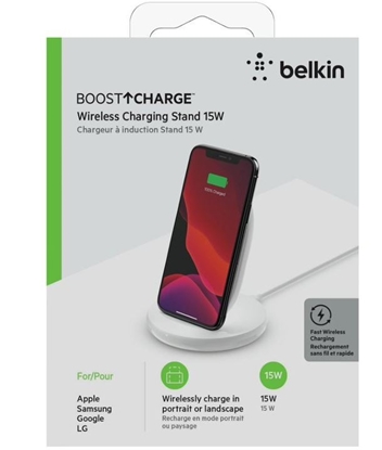 Attēls no Belkin BOOST Charge Wireless Charging Stand 15W ws.WIB002vfWH
