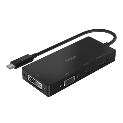 Изображение Belkin USB-C to HDMI / VGA / DisplayPort-Adapter   AVC003btBK