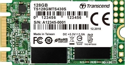 Attēls no Transcend SSD MTS430S      128GB M.2 SATA III