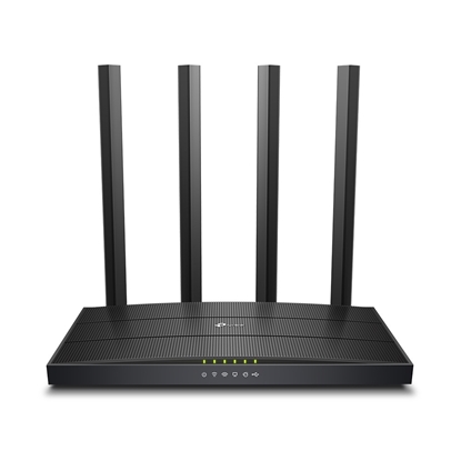 Attēls no TP-Link Archer C6U wireless router Gigabit Ethernet Dual-band (2.4 GHz / 5 GHz) Black