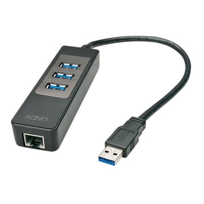 Attēls no USB 3.0 Hub & Gigabit Ethernet Converter