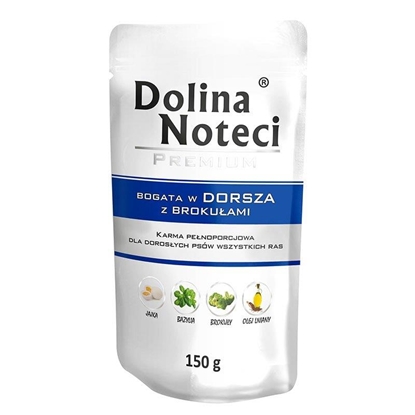 Picture of Dolina Noteci Premium rich in cod with broccoli - wet dog food - 150g