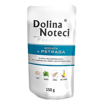 Picture of Dolina Noteci Premium rich in trout - wet dog food - 150g