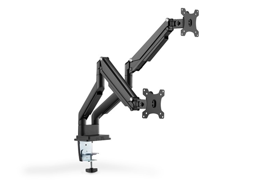 Picture of Digitus Universal Dual Monitor Mount with Gas Spring and Clamp Mount