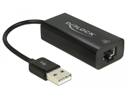 Attēls no Delock USB 2.0 Type-A Adapter to 10/100 Mbps LAN