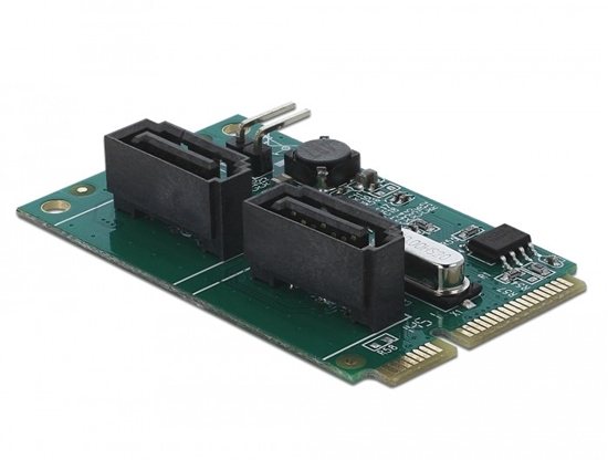 Picture of Delock Mini PCIe Converter to 2 x SATA with RAID