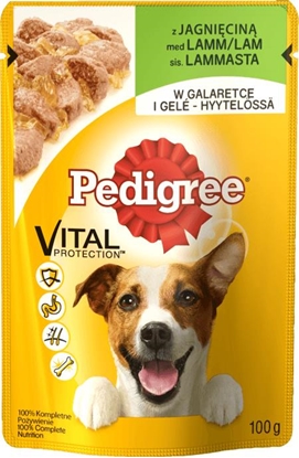 Изображение PEDIGREE Adult mix of lamb and liver - wet dog food - 100 g