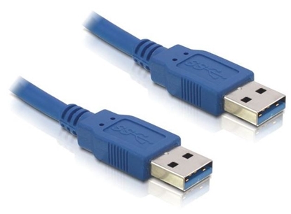 Attēls no Delock Cable USB 3.0 type A male  USB 3.0 type A male 2 m blue