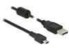 Picture of Delock Cable USB 2.0 Type-A male  USB 2.0 Mini-B male 1.0 m black