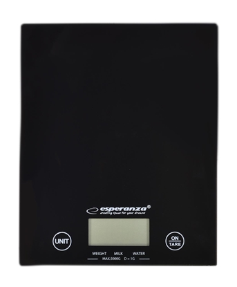 Attēls no Esperanza EKS002K Electronic kitchen scale Black Tabletop Rectangle