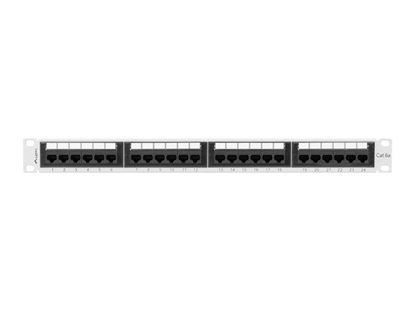 Picture of Patchpanel 24 port 1U KAT6A PPUA-1024-S Szary 