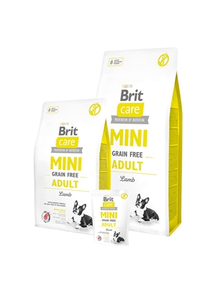 Attēls no BRIT Care Mini Grain Free Adult Lamb - dry dog food - 2 kg
