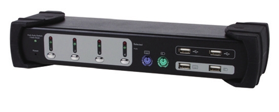 Picture of Equip Dual Monitor 4-Port Combo KVM Switch