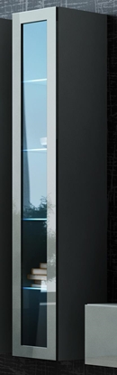 Obrazek Cama Glass-case VIGO '180' 180/40/30 grey/grey gloss