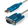Изображение StarTech.com 3ft USB to RS232 DB9 Serial Adapter Cable - M/M