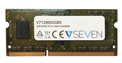 Attēls no V7 V7128002GBS memory module 2 GB 1 x 2 GB DDR3 1600 MHz