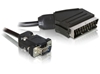 Picture of Delock Cable Video Scart male (output)  VGA male (input) 2 m