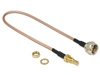 Picture of Antenna cable F plug  SMB jack Bulkhead RG-316 25 cm