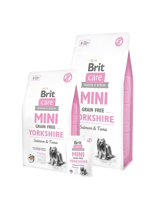 Picture of BRIT Care Mini Yorkshire Grain Free Salmon with tuna - dry dog food - 2 kg