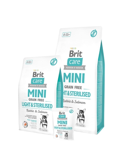 Изображение BRIT Care Mini Light&Sterilised - dry dog food - 2 kg