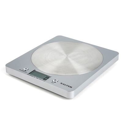 Attēls no Salter 1036 SVSSDR Disc Electronic Digital Kitchen Scales - Silver