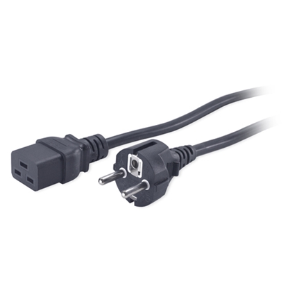 Picture of APC AP9875 power cable Black 2.5 m C19 coupler CEE7/7