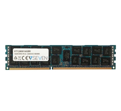 Attēls no V7 16GB DDR3 PC3-12800 - 1600mhz SERVER ECC REG Server Memory Module - V71280016GBR