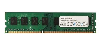 Изображение V7 4GB DDR3 PC3-10600 - 1333mhz DIMM Desktop Memory Module - V7106004GBD