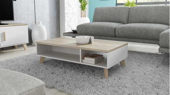 Picture of Cama LOTTA 110 coffe table white/sonoma oak