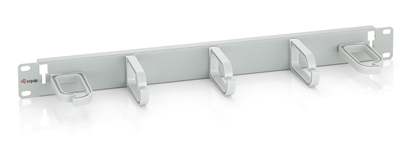 Изображение Equip 19" Rack Mount Cable Management Panel, Light Grey (RAL 7035)